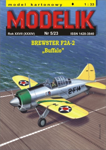 cat. no.  2305: Brewster F2A-2 Buffalo