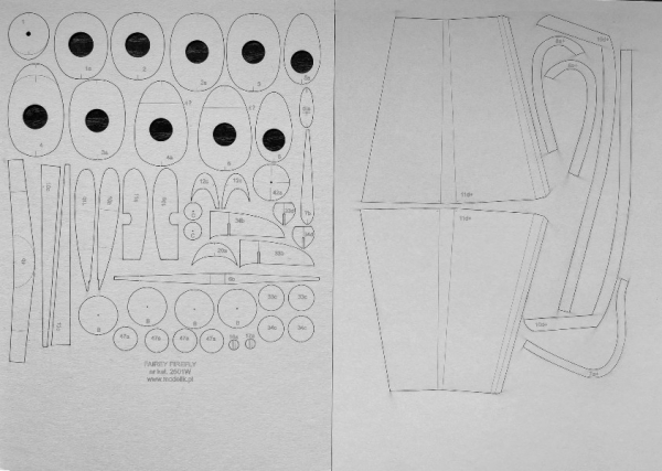 nr kat. 2501W: Fairey Firefly - laser