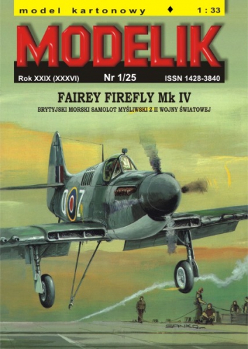 nr kat. 2501: FAIREY FIREFLY Mk IV